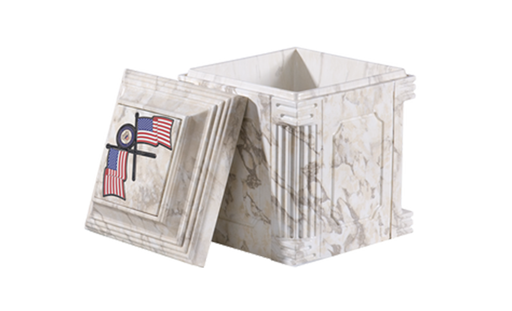 vault-Aegean-urn-military-honors